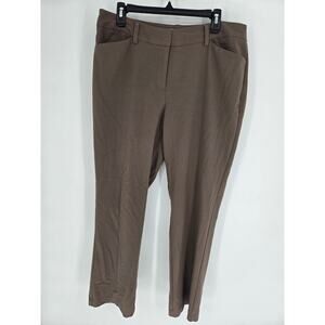 Chico's Light Brown Business Casual Pants Vanity Size 2 Short (Women's L)